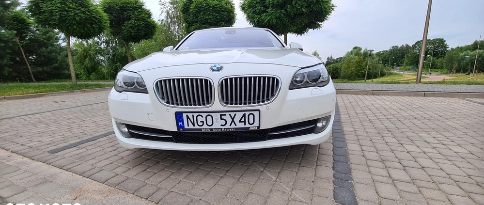 BMW Seria 5 cena 74900 przebieg: 192000, rok produkcji 2012 z Gołdap małe 781